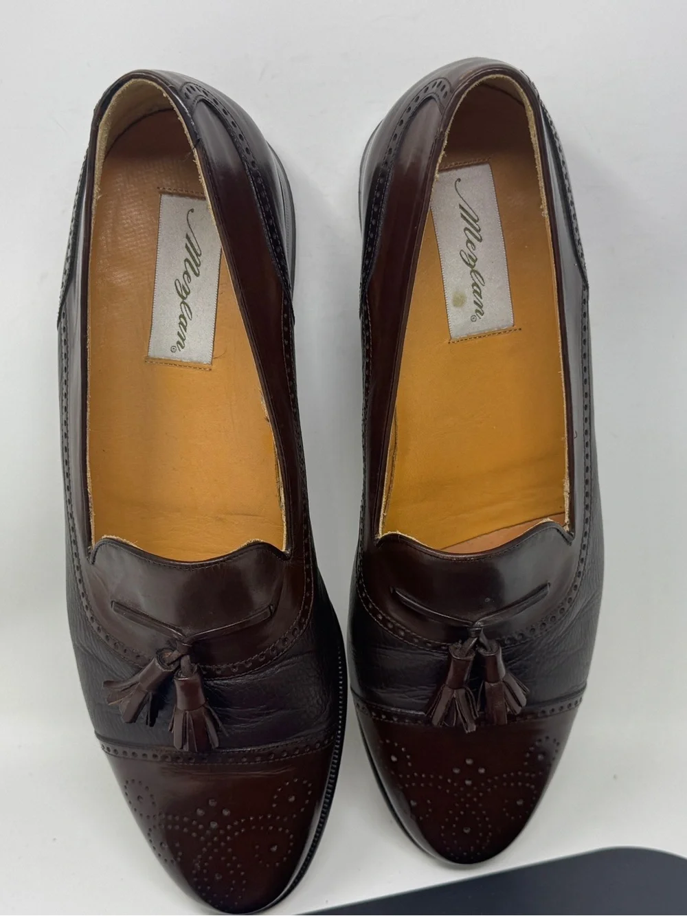 Vintage Mezlan Tassel Leather Loafers shoes Men 11.5 M Spain